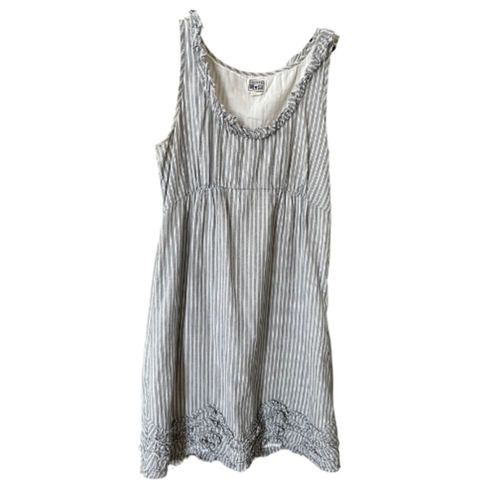 Converse One Star Striped Sleeveless Ruffle Dress. Size 4